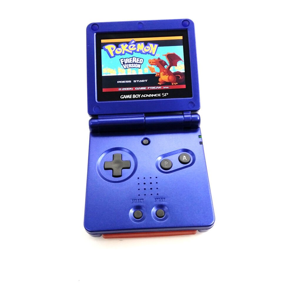 Gameboy Advance (GBA) SP Console - Blue (Retro Fam)