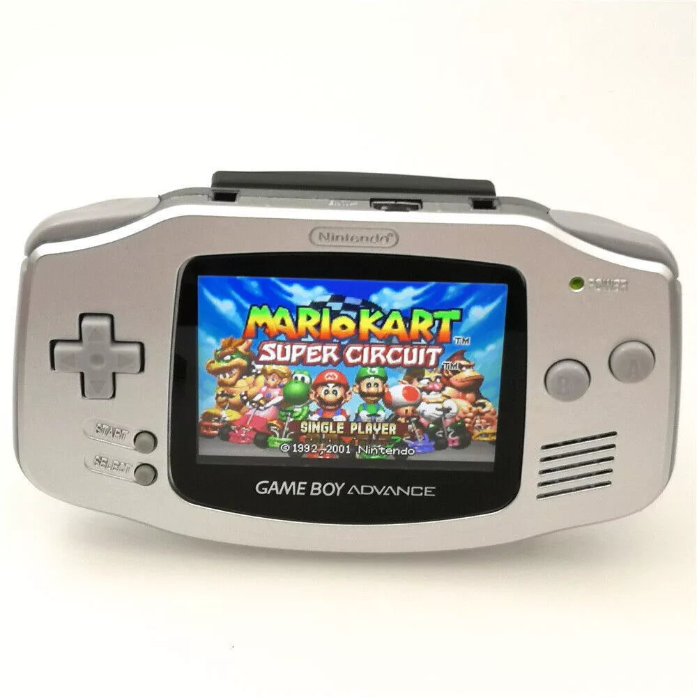 Nintendo Gameboy Advance Console: Pokémon Bundle 2 - Silver (Retro Fam)