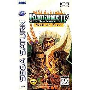 Romance of the Three Kingdoms IV Wall of Fire - Sega Saturn Game (Retro Fam)