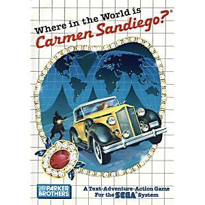 Where in the World is Carmen Sandiego - Sega Master System Game (Retro Fam)