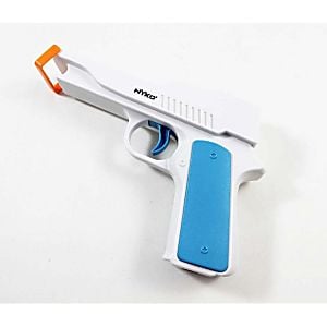 WII Nyko Perfect Shot Gun Grip (White) (Retro Fam)