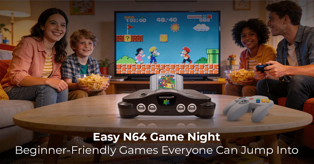 Easy N64 Game Night: Beginner-Friendly Games Everyone Can Jump Into
