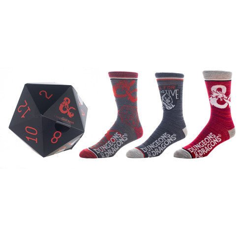 Chaussettes : Équipe Donjons et Dragons (Famille rétro)