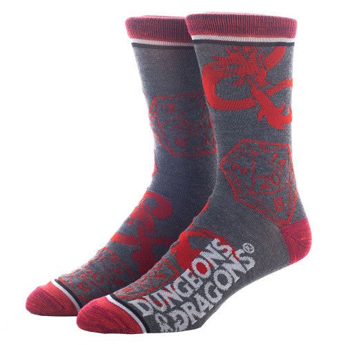 Chaussettes : Équipe Donjons et Dragons (Famille rétro)