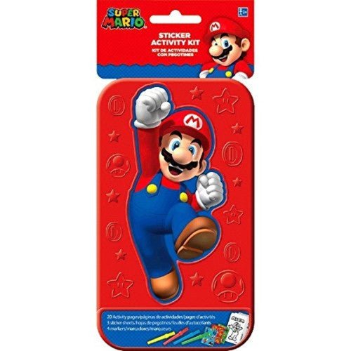 Party Novelties - Super Mario Bros Sticker Activity Kit (Retro Fam)