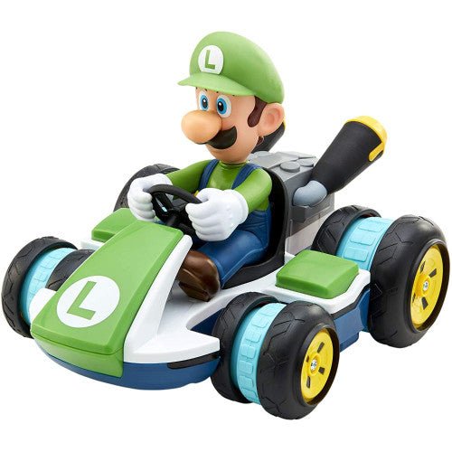 World of Nintendo Mario Kart Mini RC Racer - Luigi (Retro Fam)