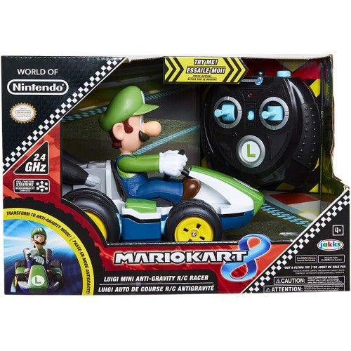 World of Nintendo Mario Kart Mini RC Racer - Luigi (Retro Fam)