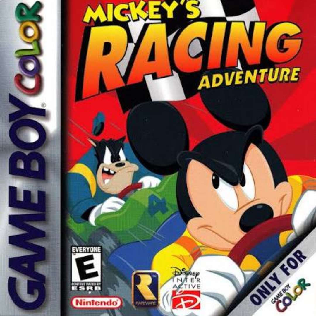 Mickey's Racing Adventure - Gameboy Color Game
