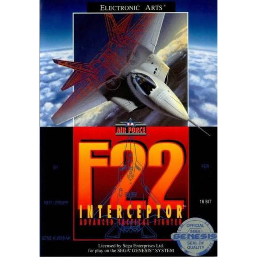 F-22 Interceptor - Sega Genesis Game