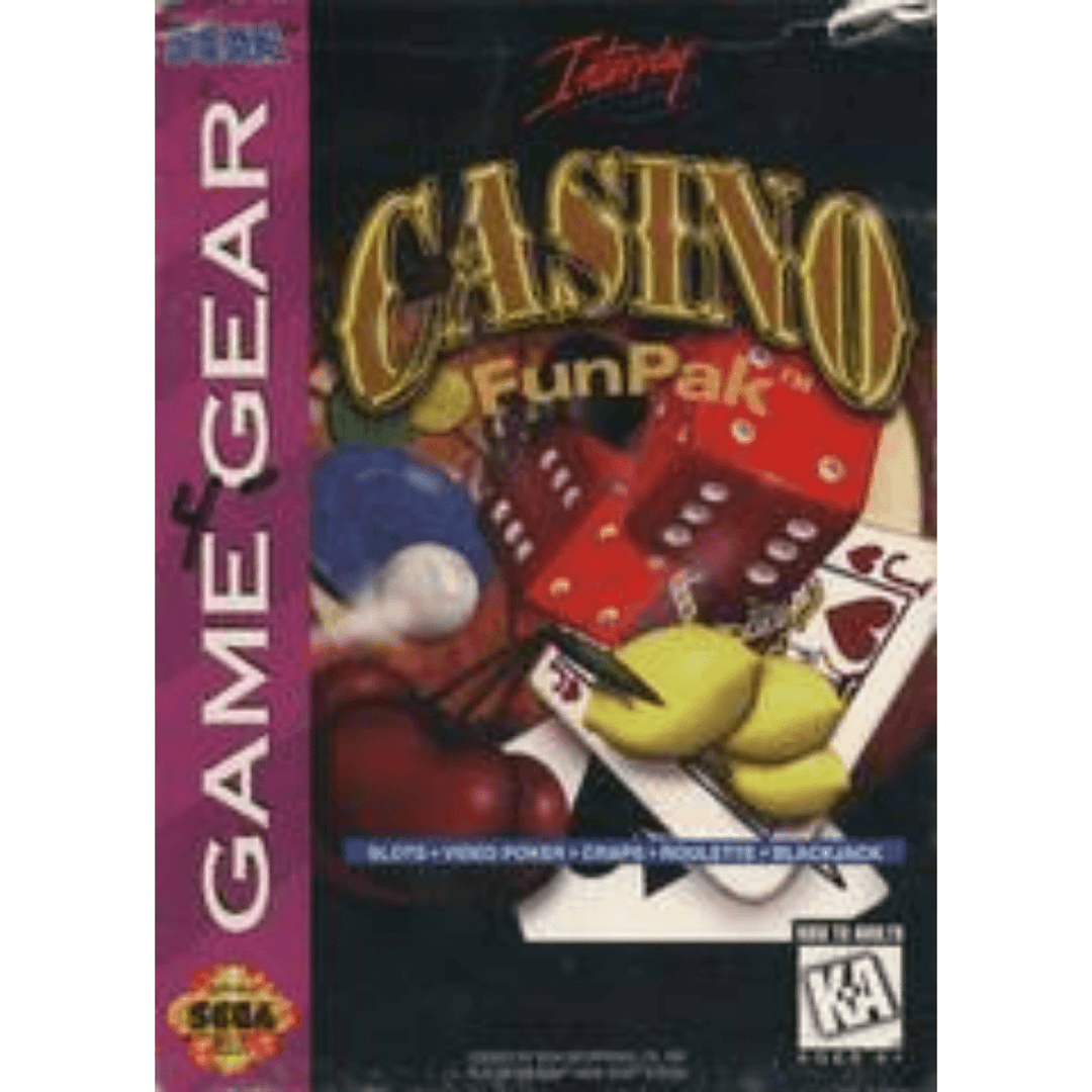 Casino Fun Pak - Game Gear Game