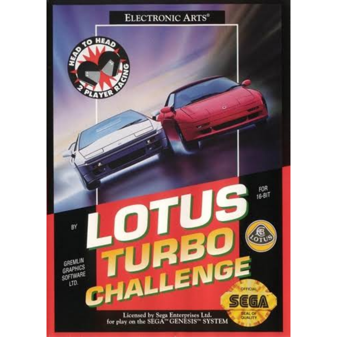 Lotus Turbo Challenge - Sega Genesis Game
