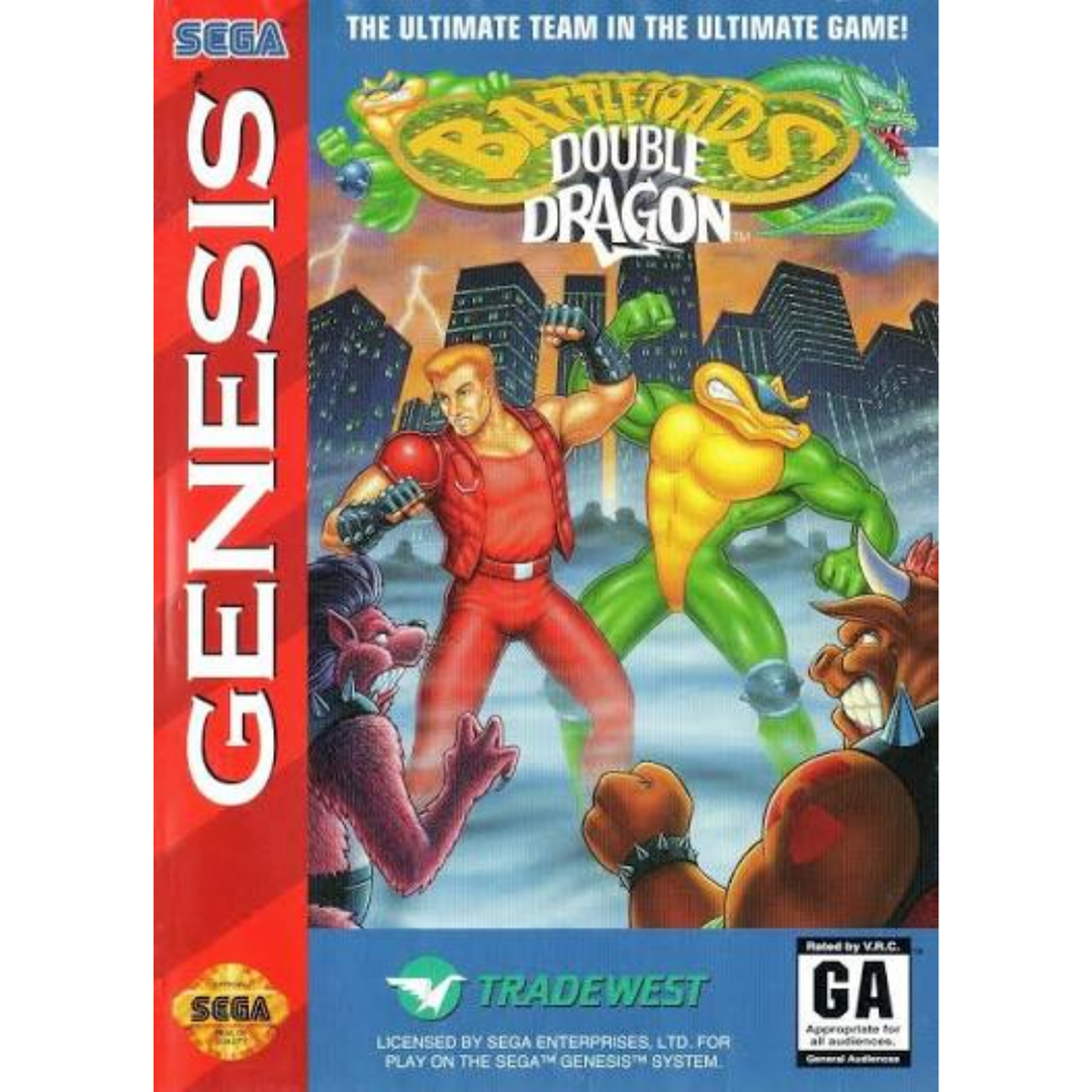 Battletoads & Double Dragon - Sega Genesis Game