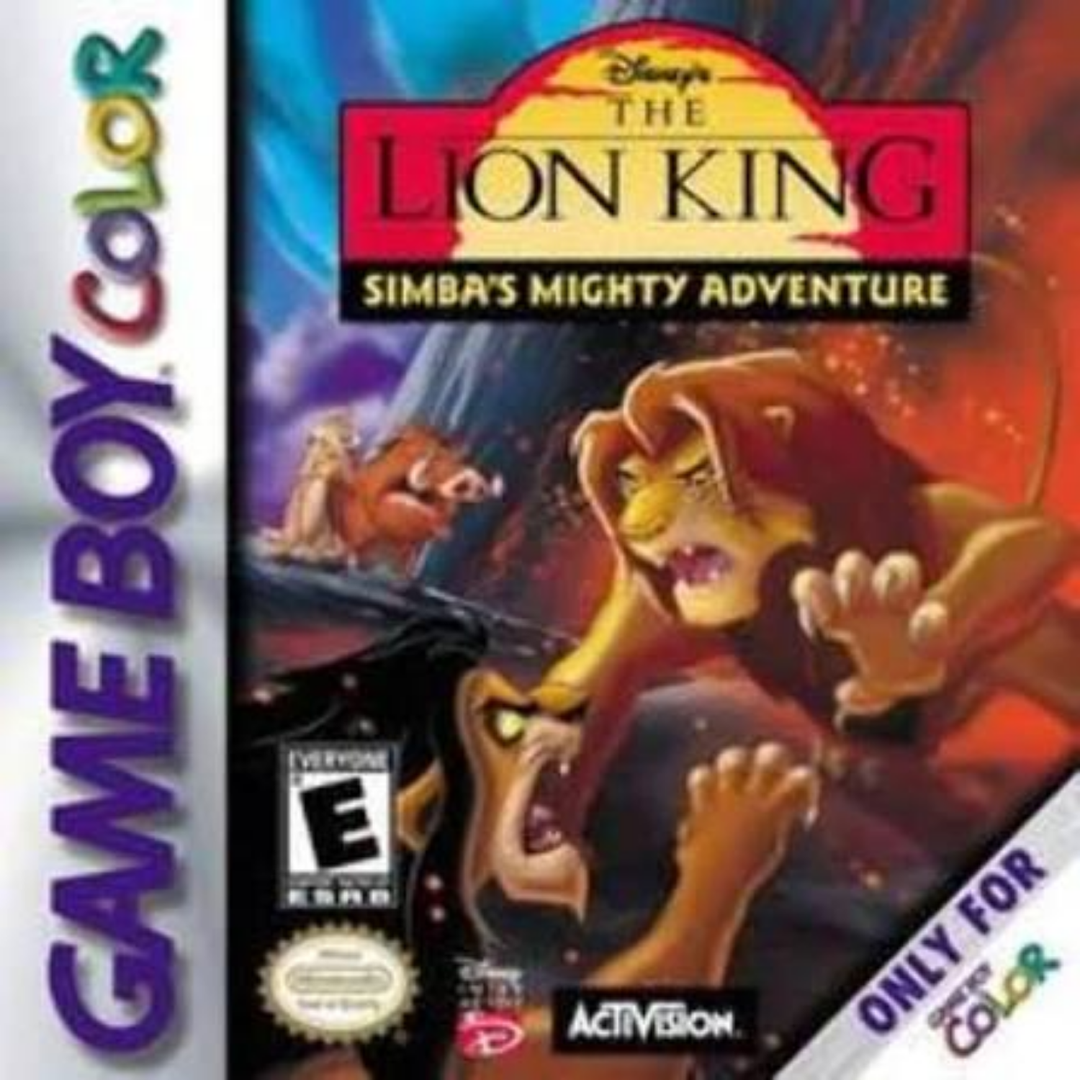 The Lion King: Simba's Mighty Adventure - Gameboy Color Game