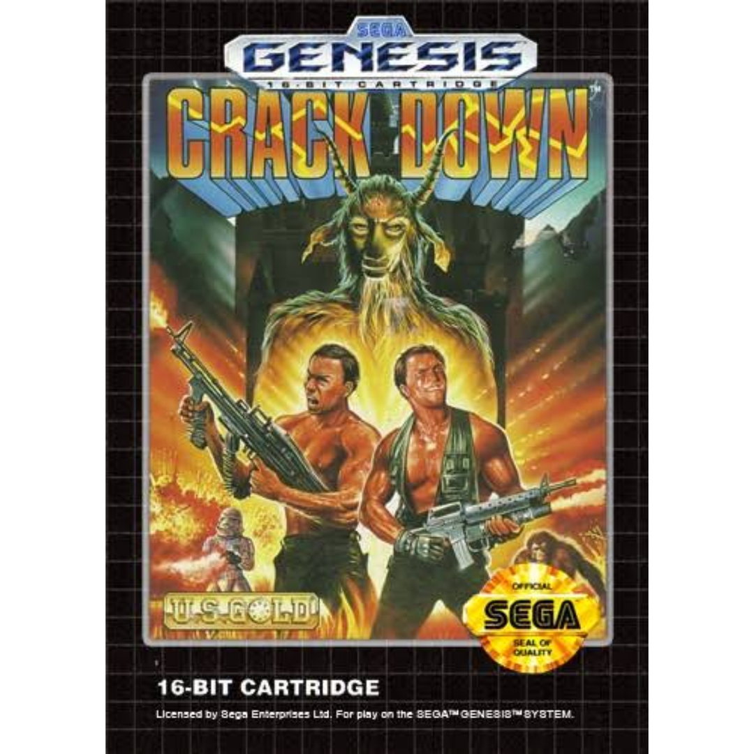 Crack Down - Sega Genesis Game