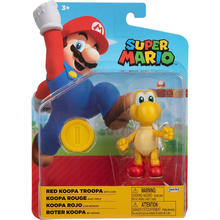 World of Nintendo: 4" Figures Wave 25 - Red Koopa Troopa (Retro Fam)