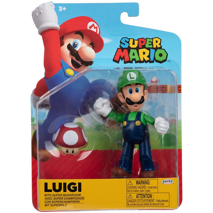World of Nintendo: 4" Figures Wave 25 - Luigi (Retro Fam)