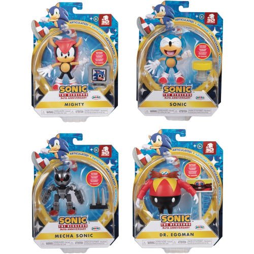 Sonic: 4" Articulate Figures Wave 5 (Retro Fam)