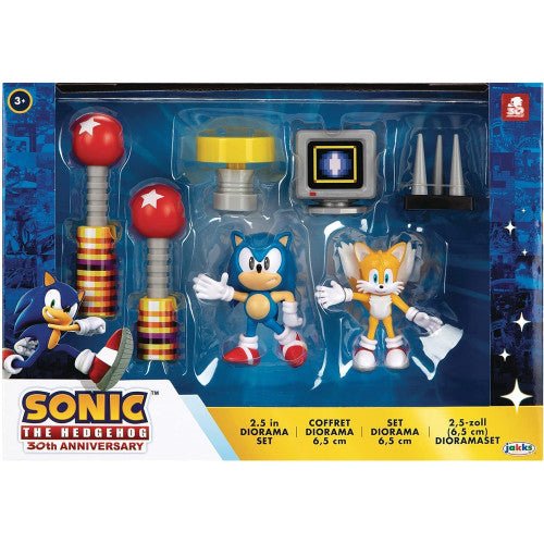 Sonic: 2.5" Figure Diorama (Retro Fam)