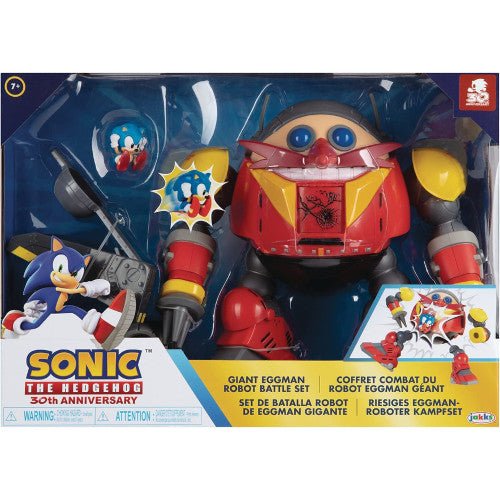 Sonic: 2.5" Figure Playset Giant Eggman Robot Battle (Retro Fam)