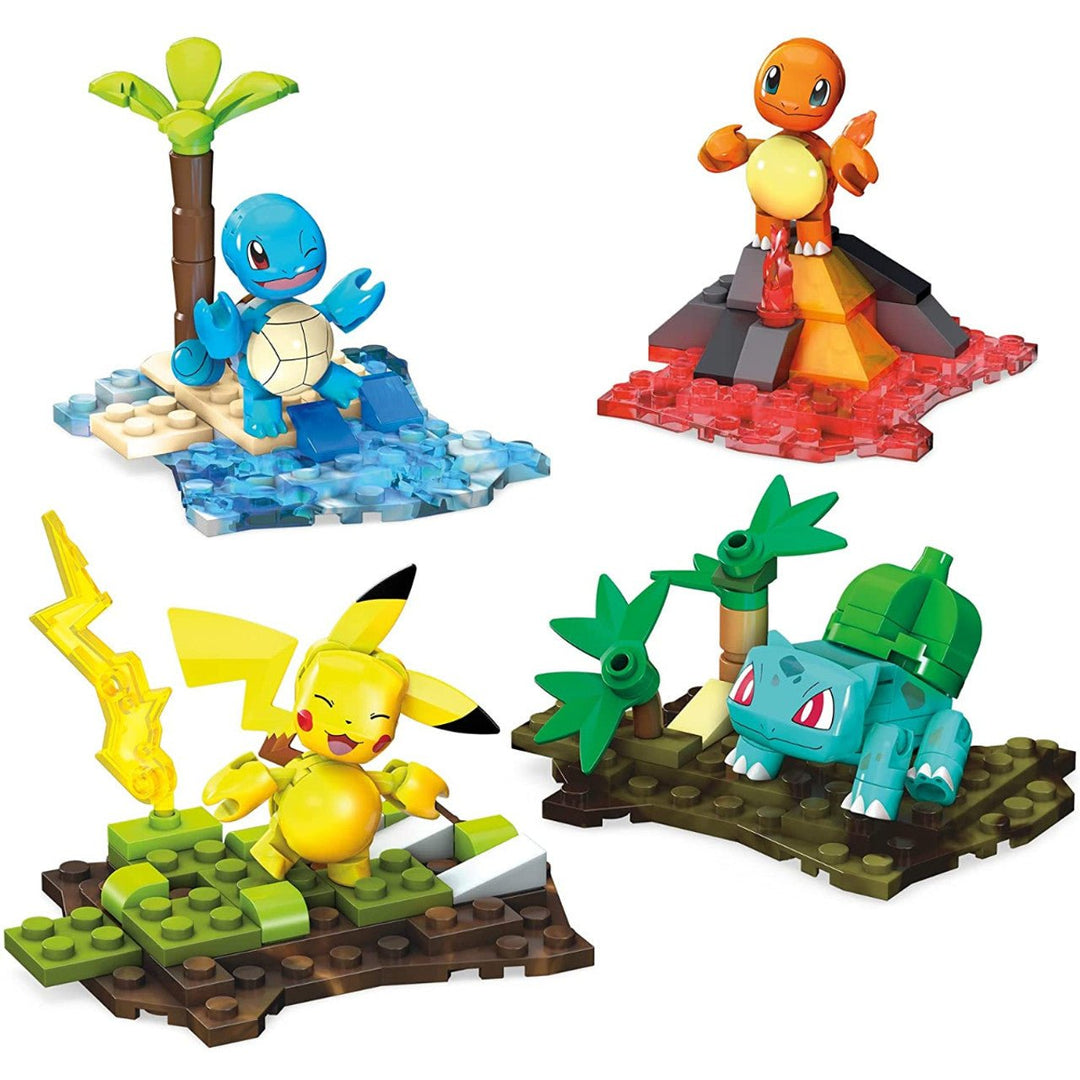 Pokémon Mega Construx : Créateur d'aventures - Équipe de la région de Kanto (Famille rétro)