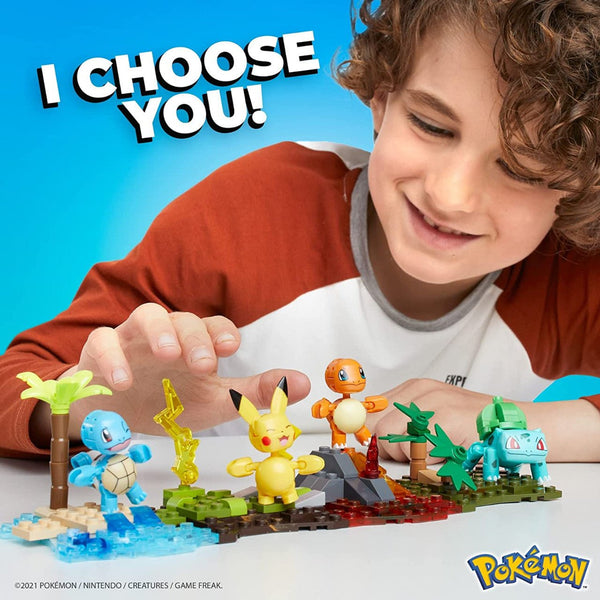 Pokémon Mega Construx : Créateur d'aventures - Équipe de la région de Kanto (Famille rétro) - Image 3