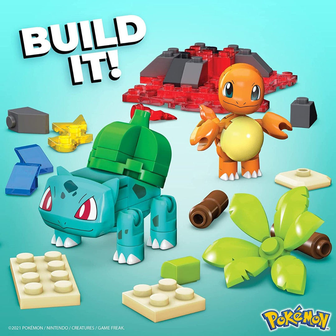 Pokémon Mega Construx : Créateur d'aventures - Équipe de la région de Kanto (Famille rétro)