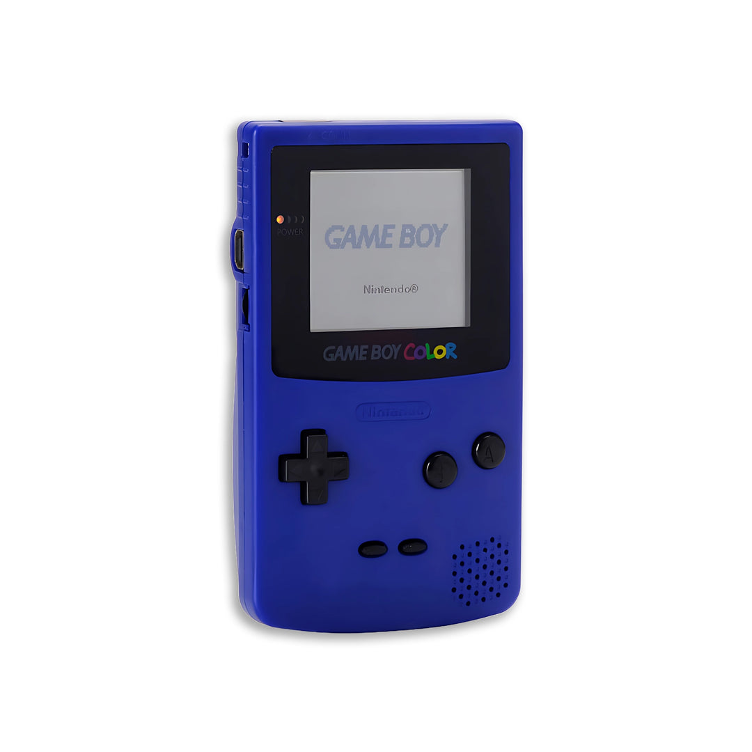 Nintendo Gameboy Color Console: Tetris & Super Mario Bros Deluxe - Blue