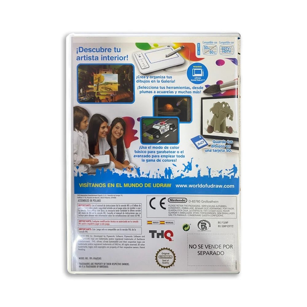 uDraw Gametablet w/uDraw Studio: Instant Artist - Wii Game (Retro Fam)