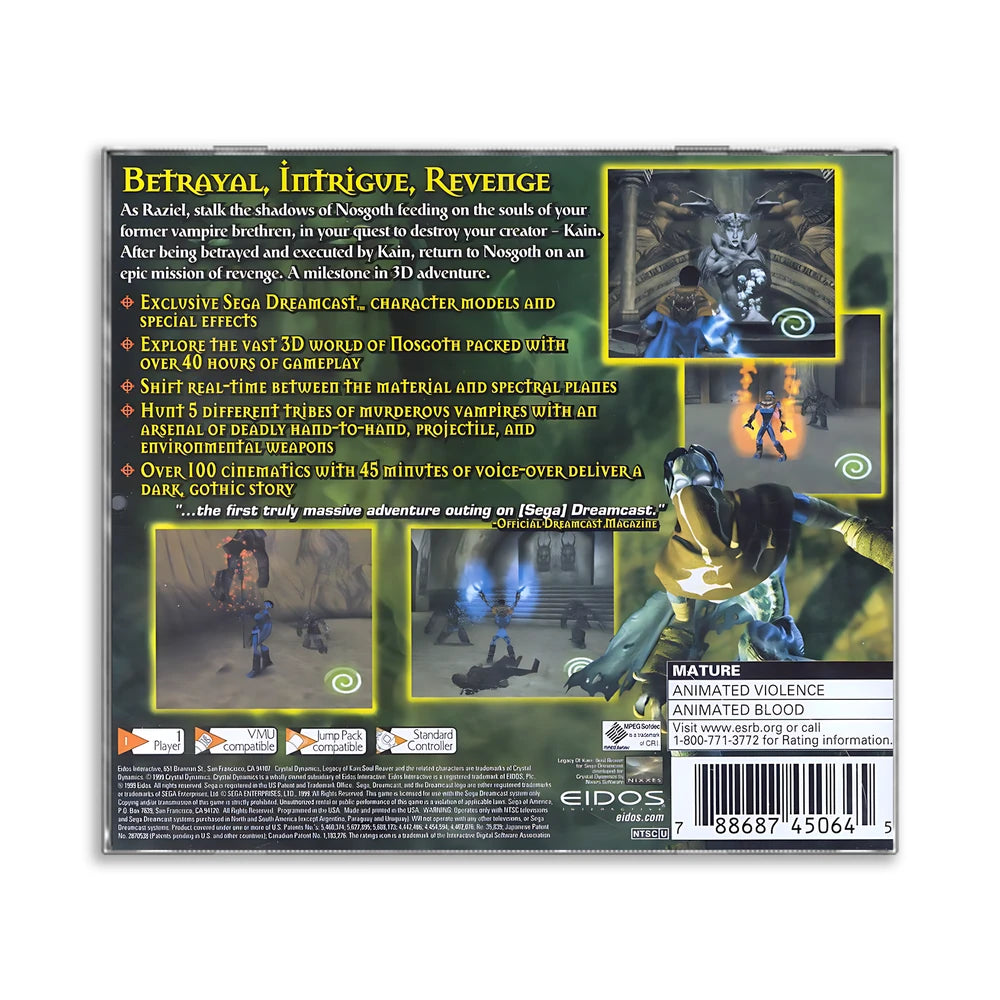Legacy of Kain Soul Reaver - Dreamcast Game (Retro Fam)