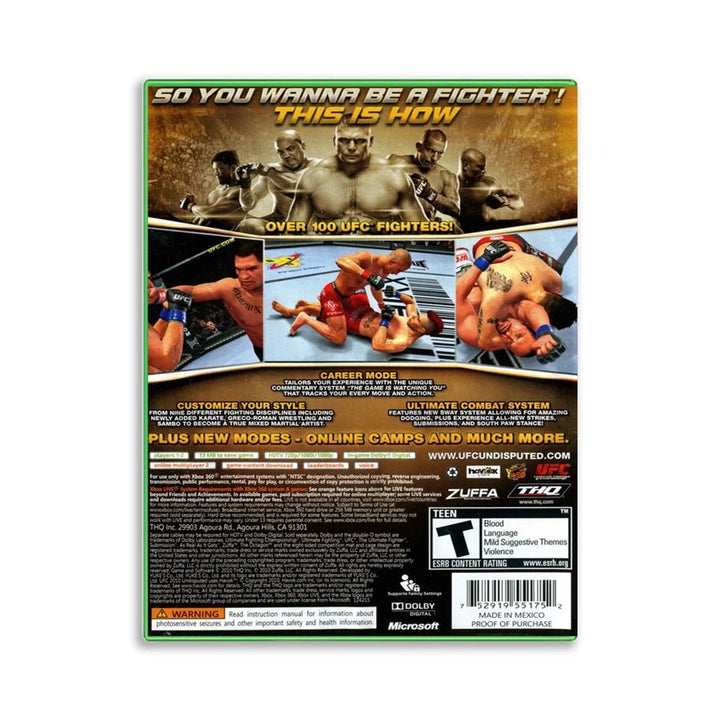 UFC Undisputed 2010 - Xbox 360 Game (Retro Fam)