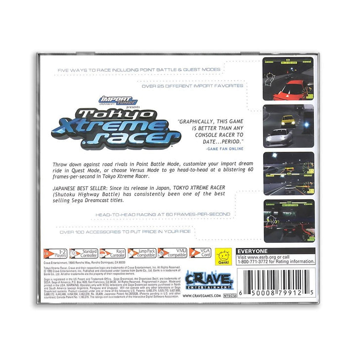 Tokyo Xtreme Racer - Dreamcast Game (Retro Fam)