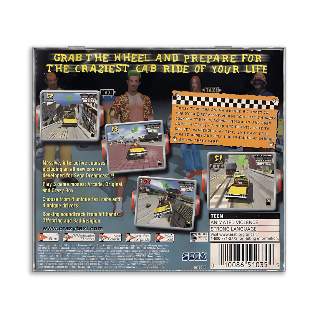 Crazy Taxi - Dreamcast Game