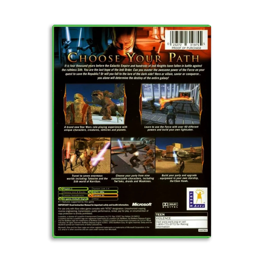Star Wars: Knights of the Old Republic - Xbox Game