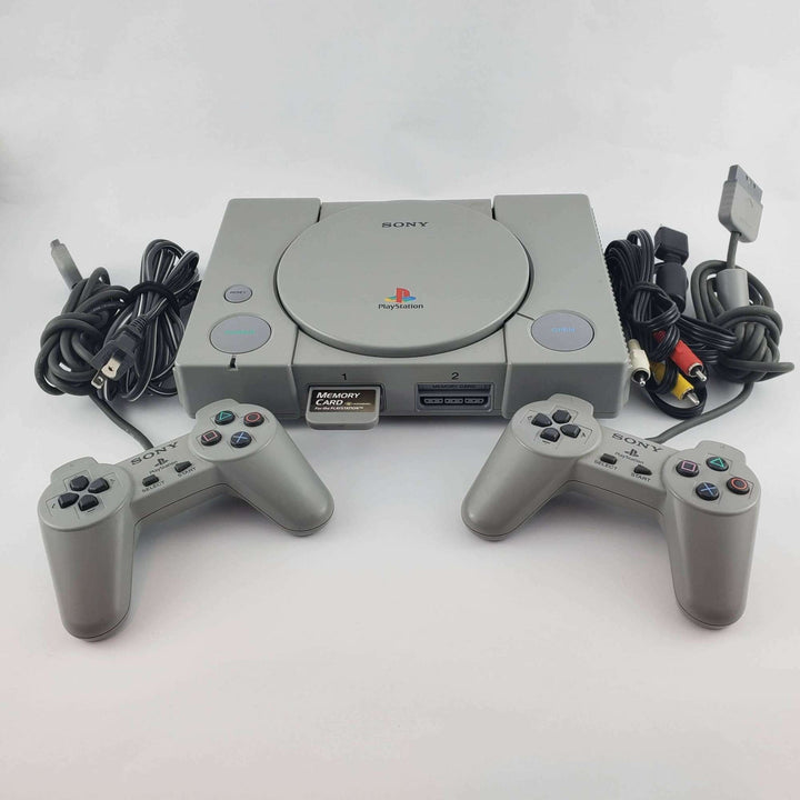 Playstation 1 (PS1) Console Bundle: Gran Turismo 1 & 2