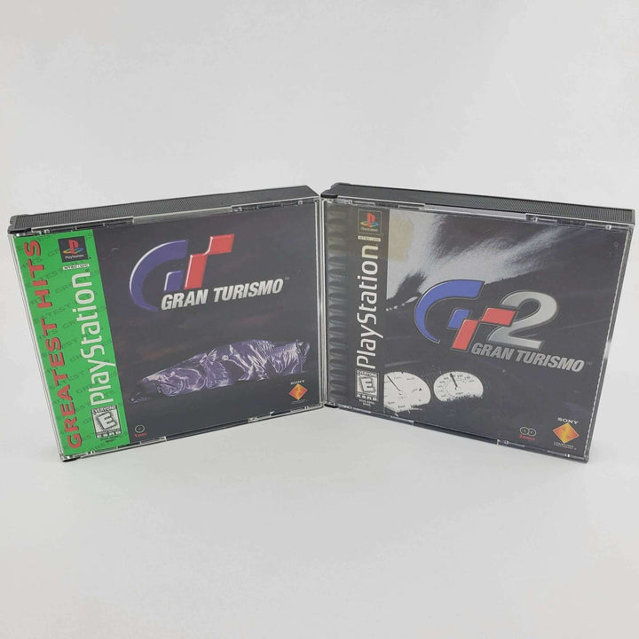Playstation 1 (PS1) Console Bundle: Gran Turismo 1 & 2