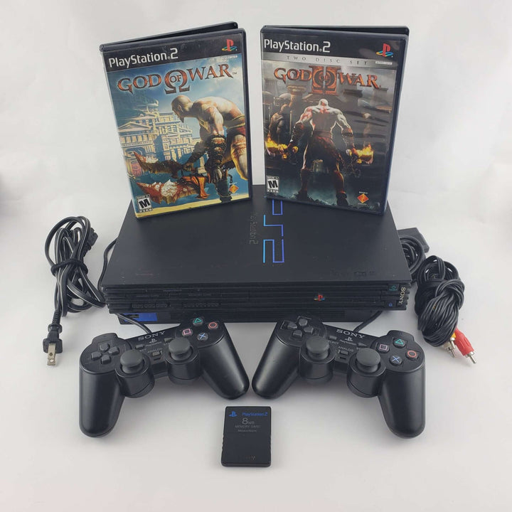Playstation 2 (PS2) Console Bundle: God of War 1 & 2