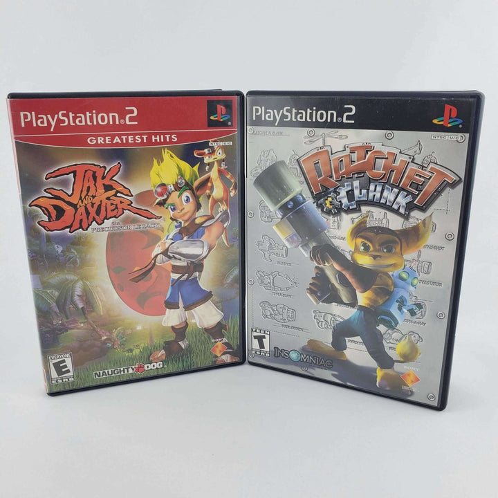 Playstation 2 (PS2) Console Bundle: Jak & Daxter / Ratchet & Clank