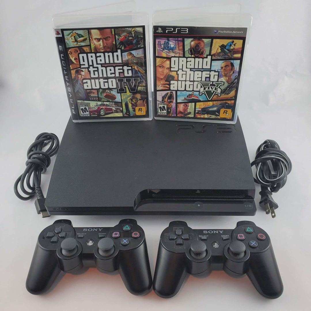 Playstation 3 (PS3) Console Bundle: Grand Theft Auto IV + V