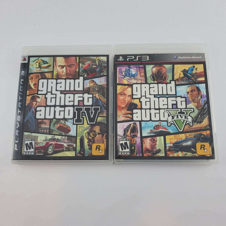 Playstation 3 (PS3) Console Bundle: Grand Theft Auto IV + V