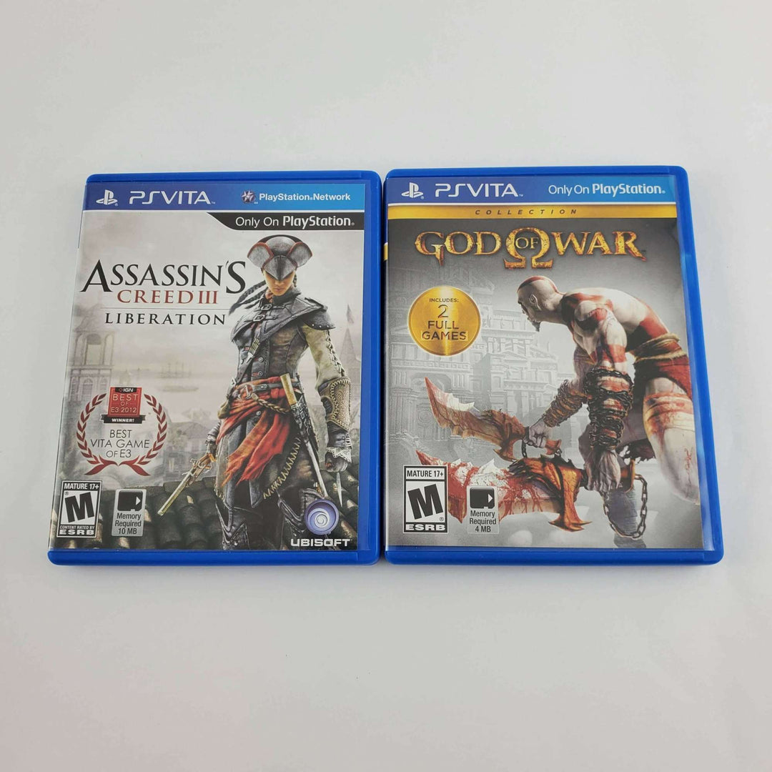 PS Vita Console Bundle: Assassin's Creed Liberation & God of War | Retrolio Games