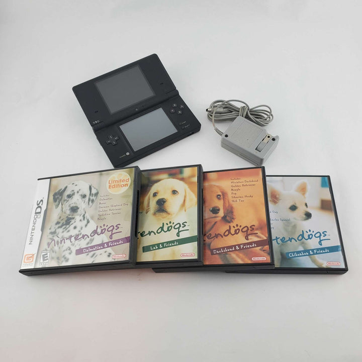 Nintendo DS Lite: Nintendogs (4 Games!)