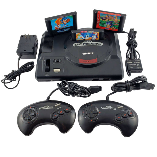 Sega Genesis Console Bundle: Sonic the Hedgehog 1, 2 & 3 - Image 2