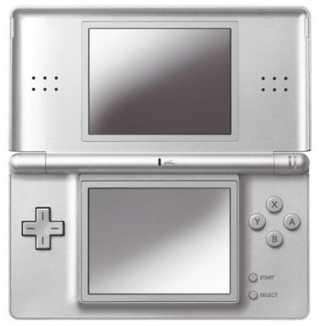 Nintendo DS Lite Console: Mario Kart & New Super Mario Bros - Silver (Retro Fam)