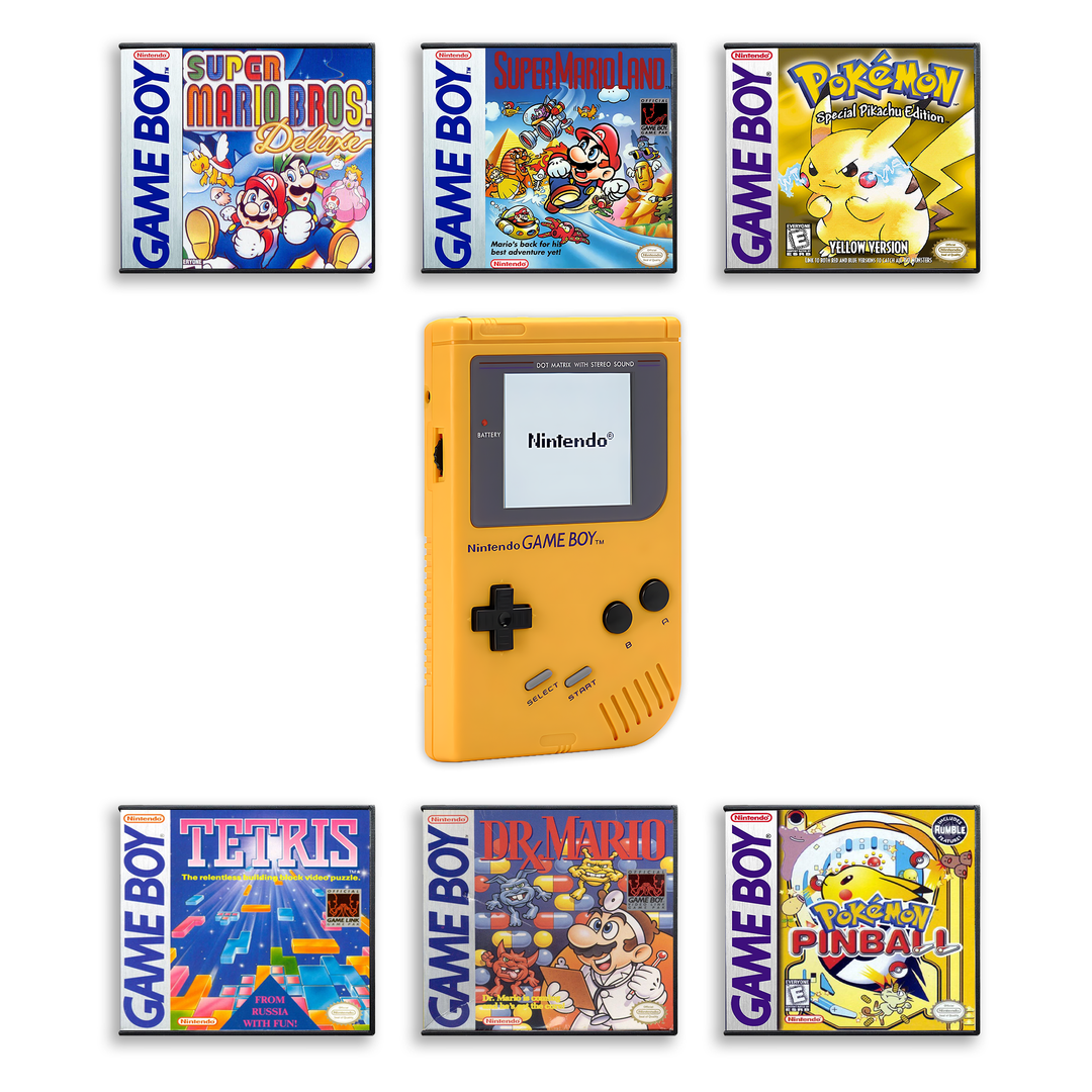 Nintendo Gameboy Console Bundle: Tetris & Dr Mario
