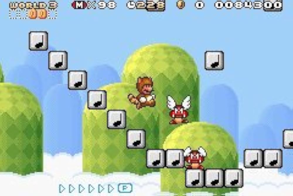 Super Mario Advance 4 - Super Mario Brothers 3 - GBA Game