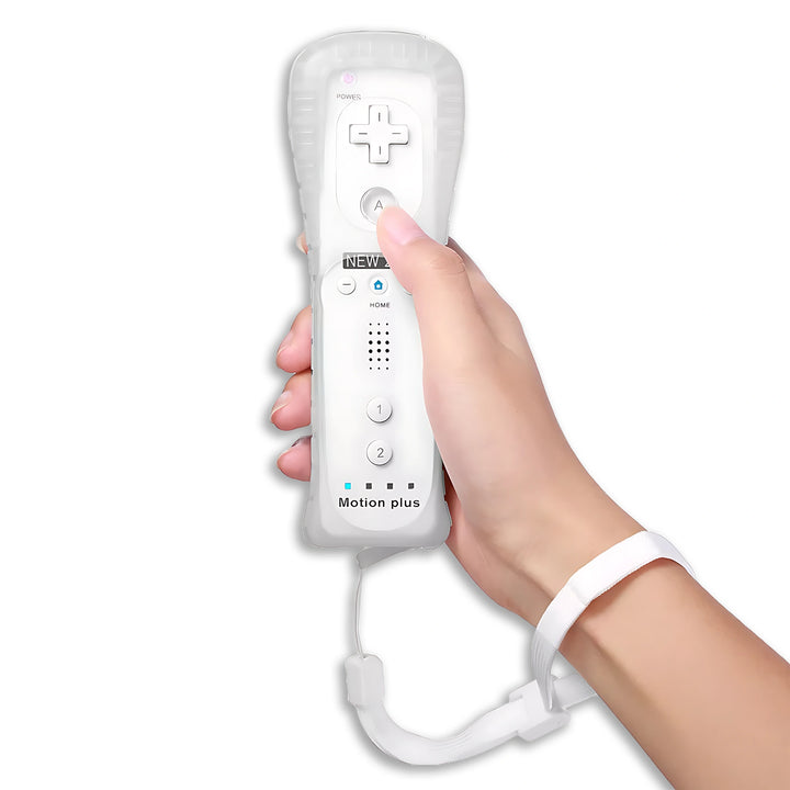 White Wii 4 Controller (Remote) with Strap – Third-Party