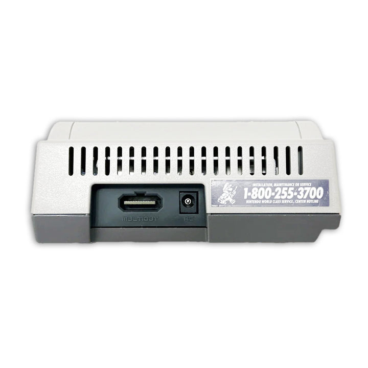 Top Loader NES Console Back Side
