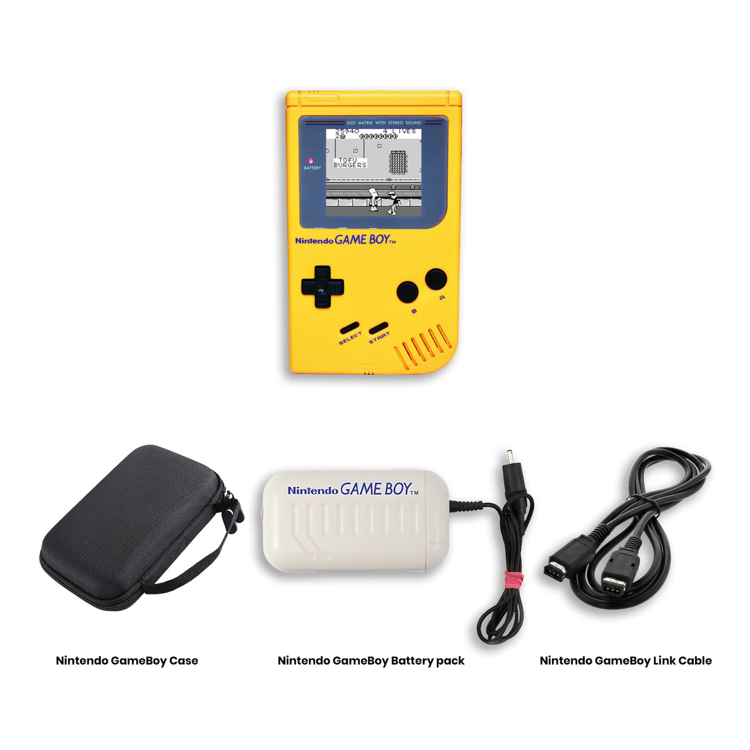 Nintendo Gameboy Color Console: Tetris & Dr Mario - Yellow