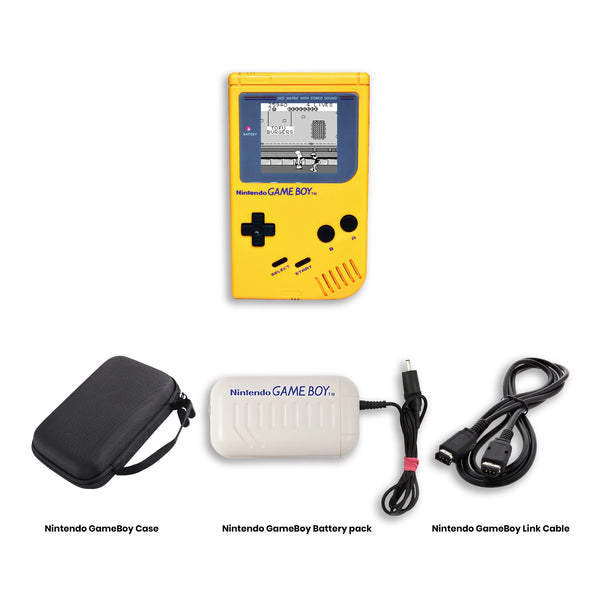 Nintendo Gameboy Color Console: Tetris & Dr Mario - Yellow - Image 2