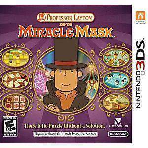 Professor Layton and The Miracle Mask - 3DS Game | Retrolio Games